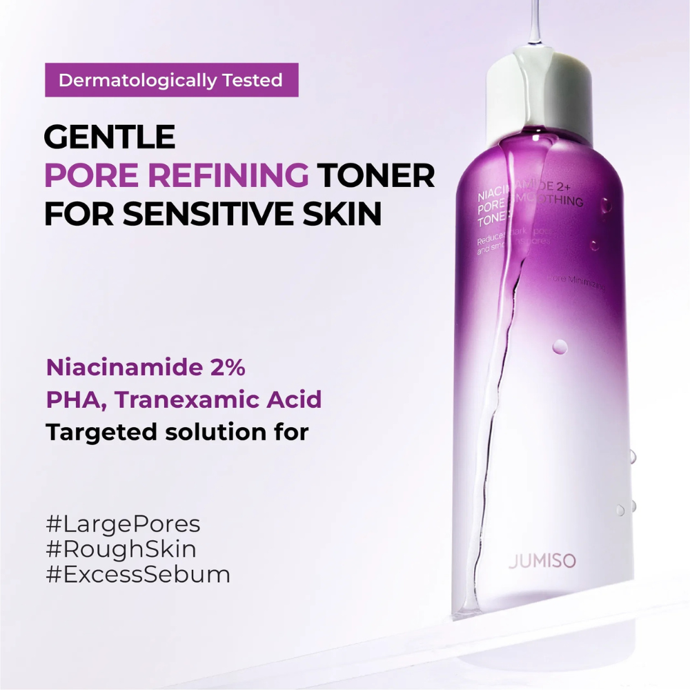 Tónico Facial Purificante Niacinamide 2+ Pore Smoothing Toner 205 ml - Jumiso