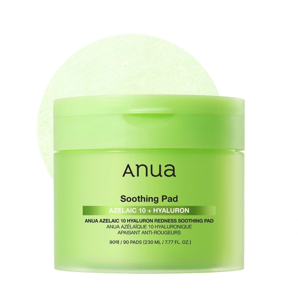 Pads Calmantes con Ácido Azelaico 10 y Ácido Hialurónico 230 ml - Anua