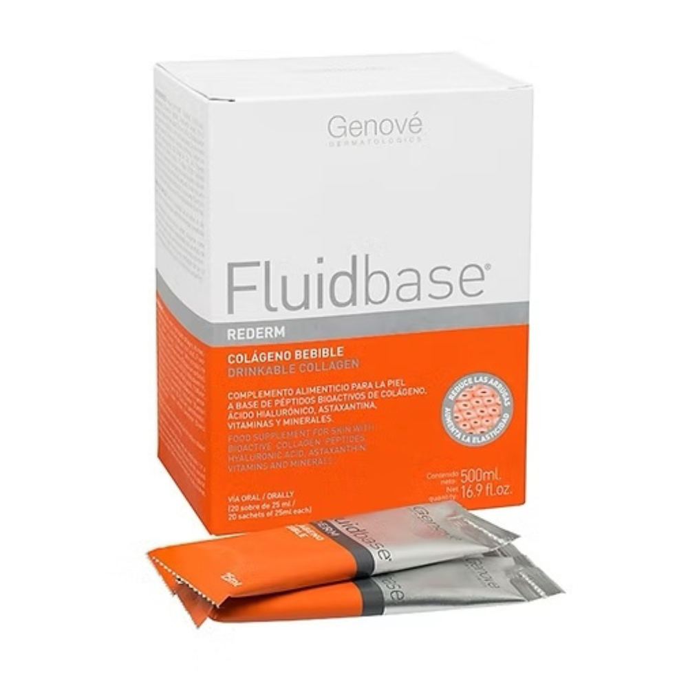 Colágeno Bebible Antiedad Fluidbase Rederm 500 ml - Genové