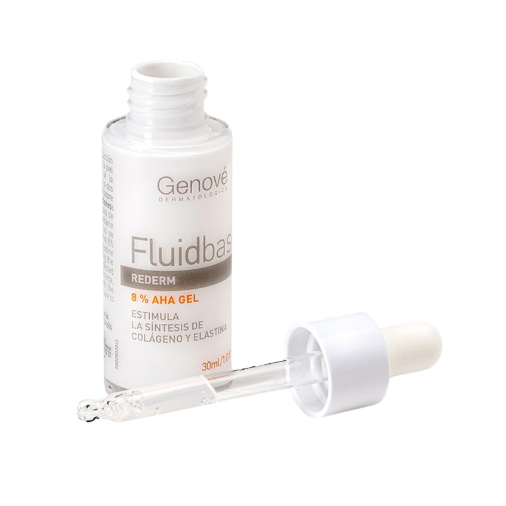 Gel Exfoliante Renovador Fluidbase Rederm 8 AHA 30 ml - Genové