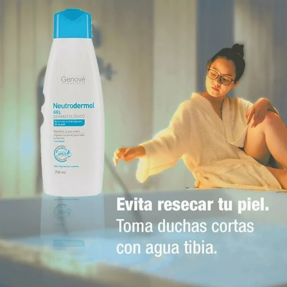 Gel Limpiador Corporal y Facial Neutrodermol 750 ml - Genové