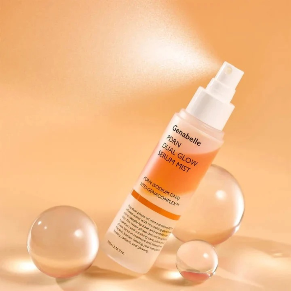 Bruma Facial Iluminadora PDRN Dual Glow Serum Mist 100 ml - Genabelle