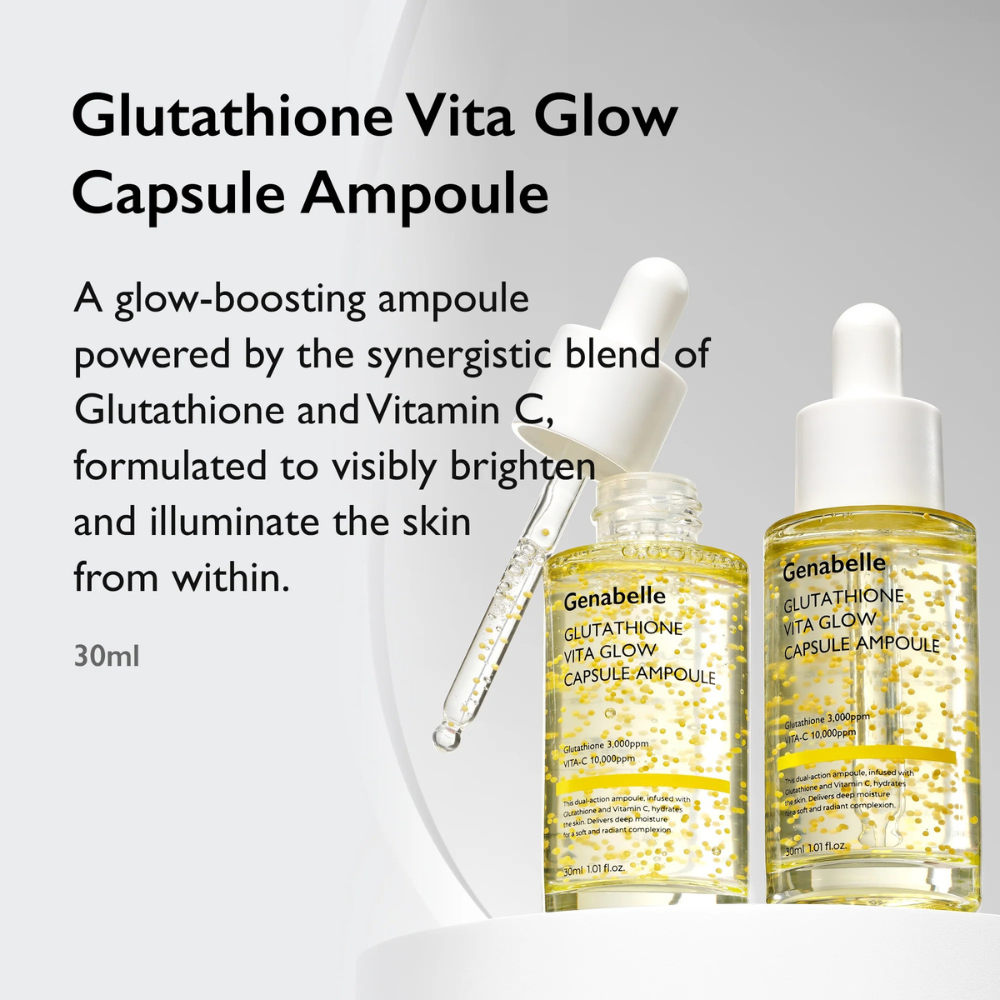 Serum Facial Iluminador Glutathione Vita Glow Capsule Ampoule 30 ml - Genabelle