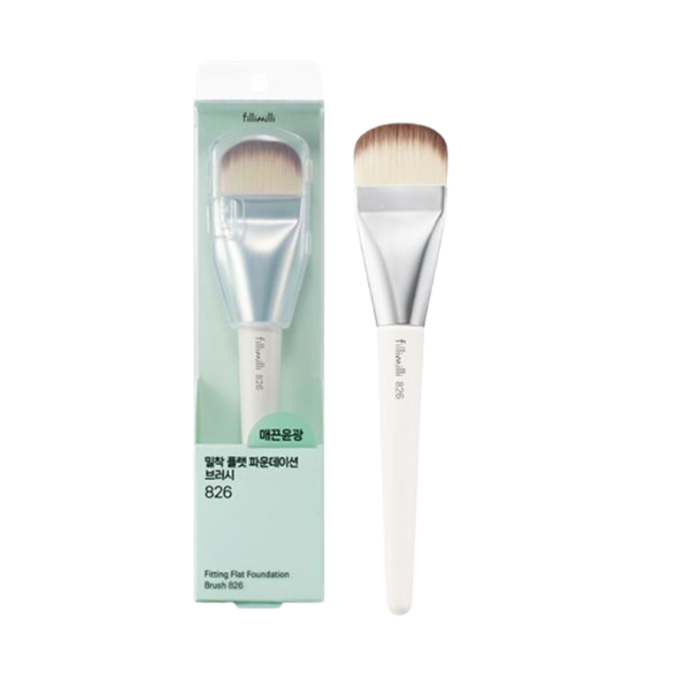 Brocha Plana para Base Fitting Flat Foundation Brush 826 (1 pz) - Fillimilli