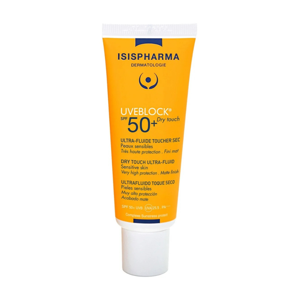 Protector Solar Fluido Ligero Uveblock FPS 50+ Light Tinted 40 ml - Isispharma