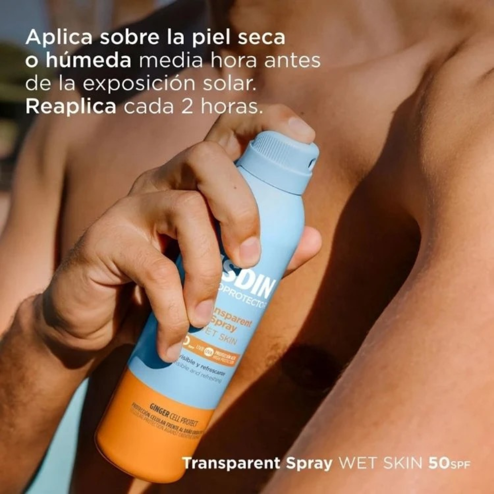 Protector Solar Corporal en Spray Fotoprotector Wet Skin SPF 50 200 ml - Isdin