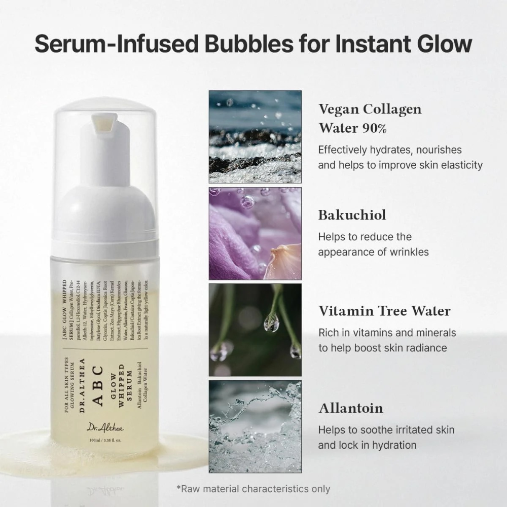 Serum Facial Iluminador Abc Glow Whipped Serum 100 ml - Dr. Althea