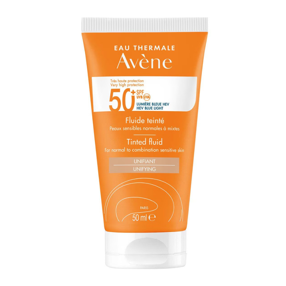 Protector Solar Fluido Toque Seco con Color SPF 50+ 50 ml - Avene