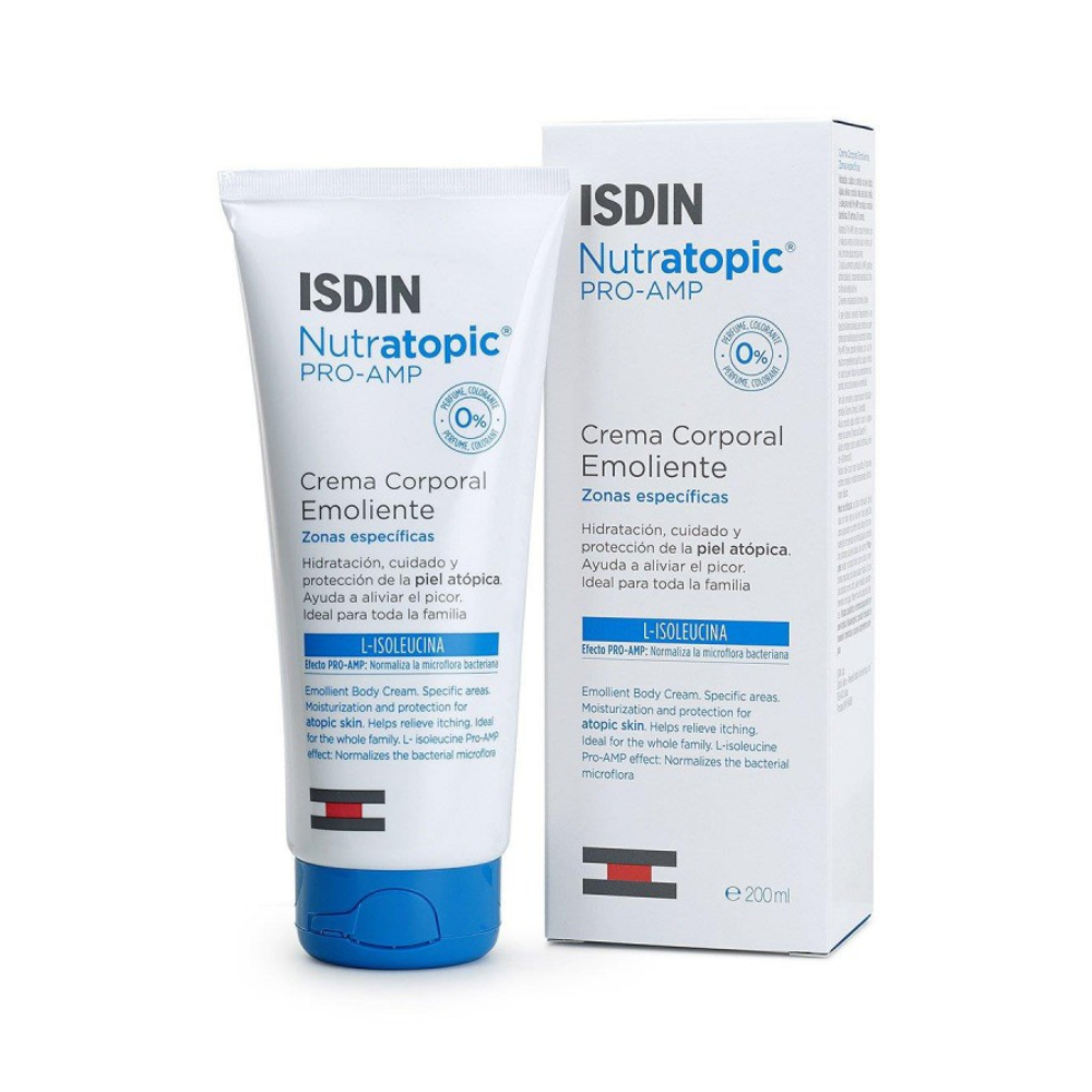 Crema Emoliente para Piel Atópica Nutratopic Pro-AMP 200 ml - Isdin
