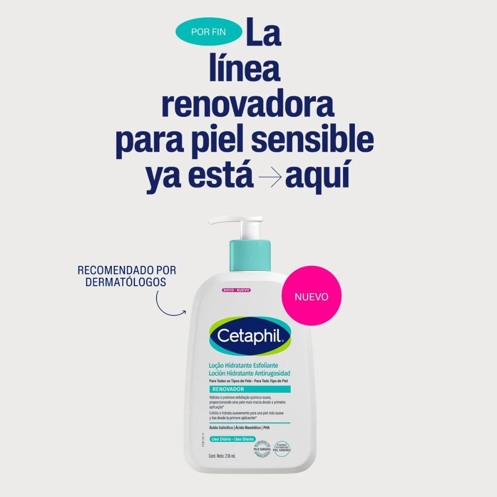 Loción Hidratante Anti-Rugosidades con Ácido Salicílico 236 ml - Cetaphil