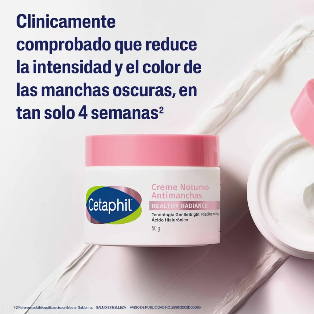 Crema de Noche Aclarante Healthy Radiance Night Cream 50 g - Cetaphil