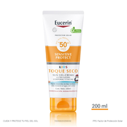 Protector Solar para Niños Toque Seco Kids Dry Touch SPF 50+ 200 ml - Eucerin