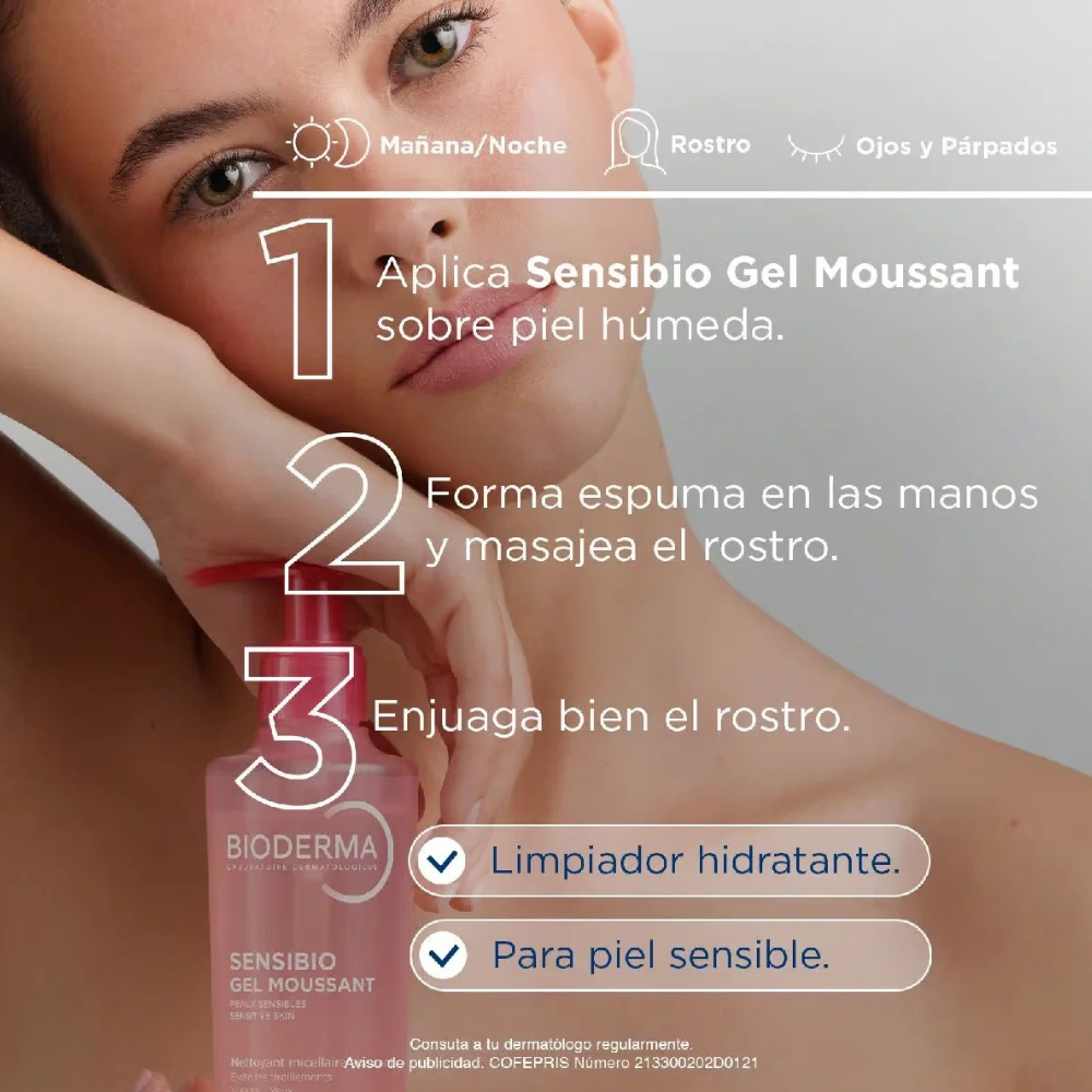 Gel Limpiador Purificante Sébium Gel Moussant 200 ml - Bioderma