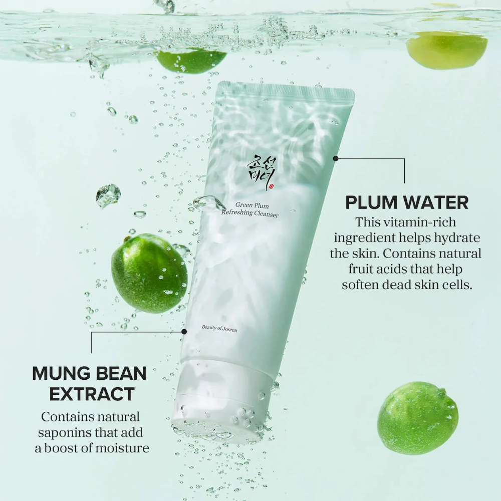 Gel Limpiador Facial Suave Green Plum Refreshing Cleanser 200 ml – Beauty Of Joseon