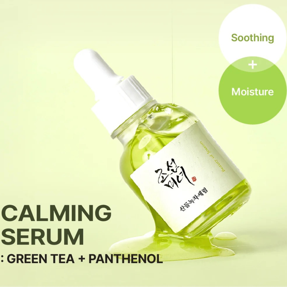 Serum Calmante e Hidratante Calming Serum: Green Tea + Panthenol 60 ml – Beauty Of Joseon