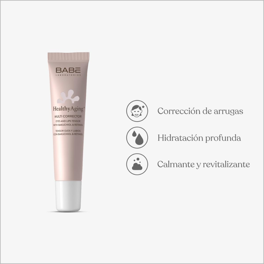 Contorno de Ojos Anti-Arrugas y Ojeras Healthy Aging+ Multi Corrector 15 ml – Babé