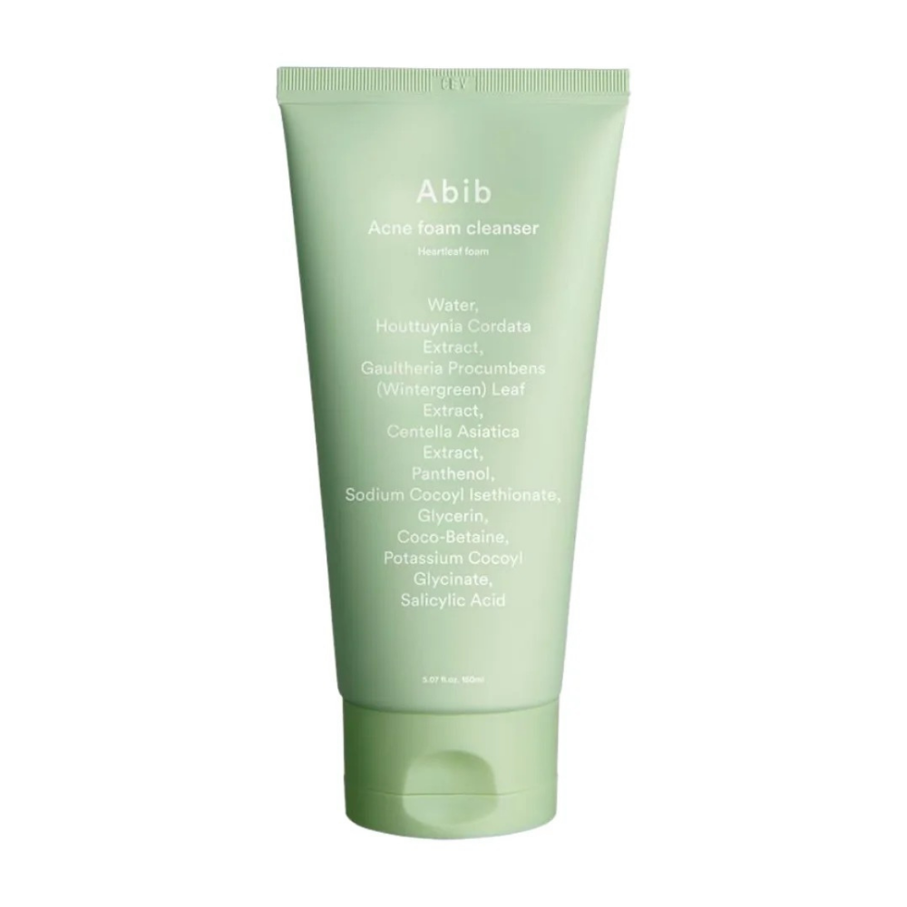 Espuma Limpiadora para Acné de Heartleaf 150ml - Abib