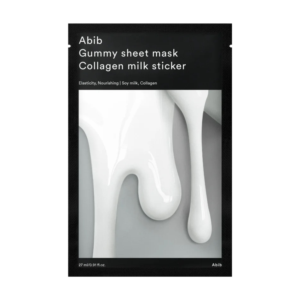 Mascarilla Facial Reafirmante Gummy Sheet Mask Collagen Milk Sticker 27 ml – Abib
