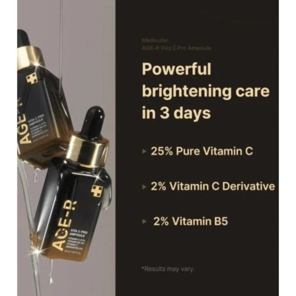 Ampolla Profesional de Vitamina C Age-R Vita C Pro Ampoule 20 ml - Medicube