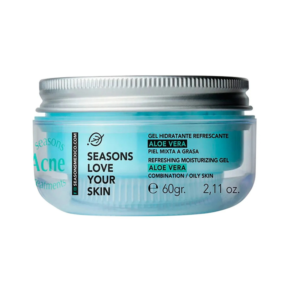 Gel Hidratante Refrescante con Aloe Vera 60 g - Seasons