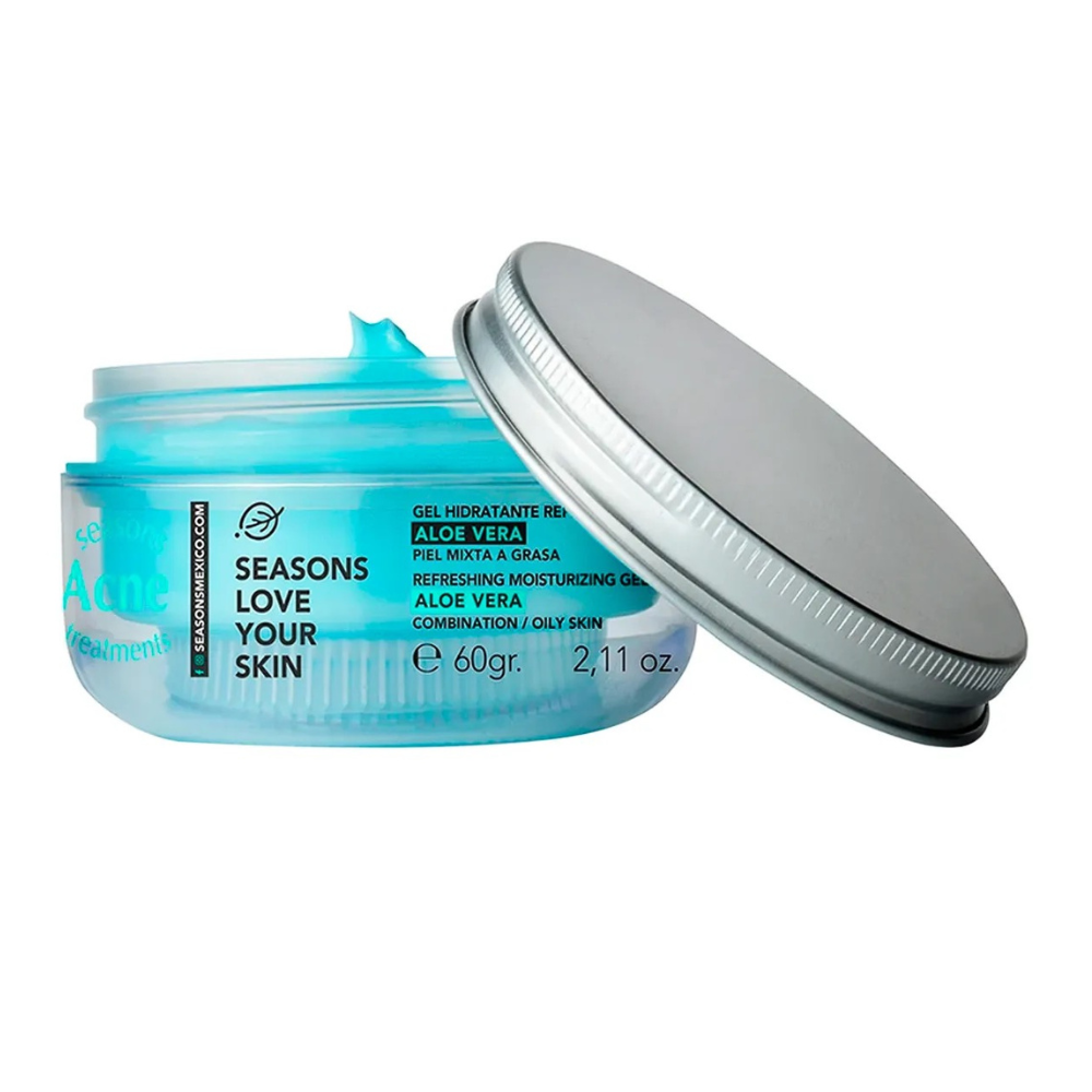 Gel Hidratante Refrescante con Aloe Vera 60 g - Seasons
