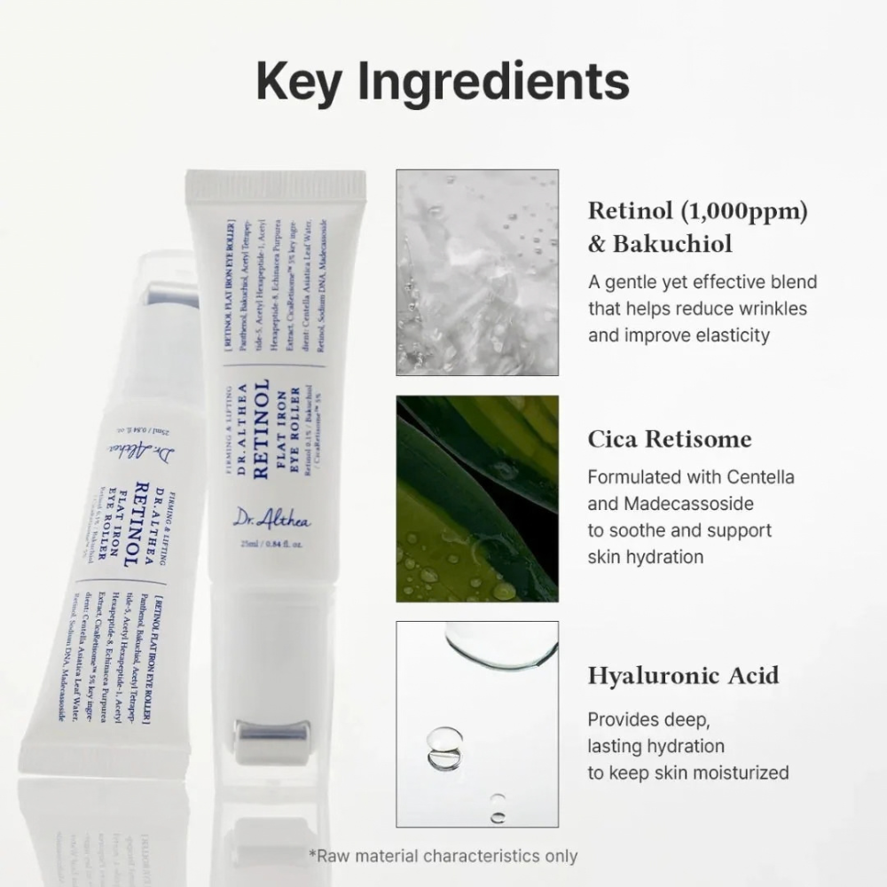 Contorno de Ojos con Retinol en Applicador Roller Flat Iron Eye Roller 25 ml - Dr. Althea