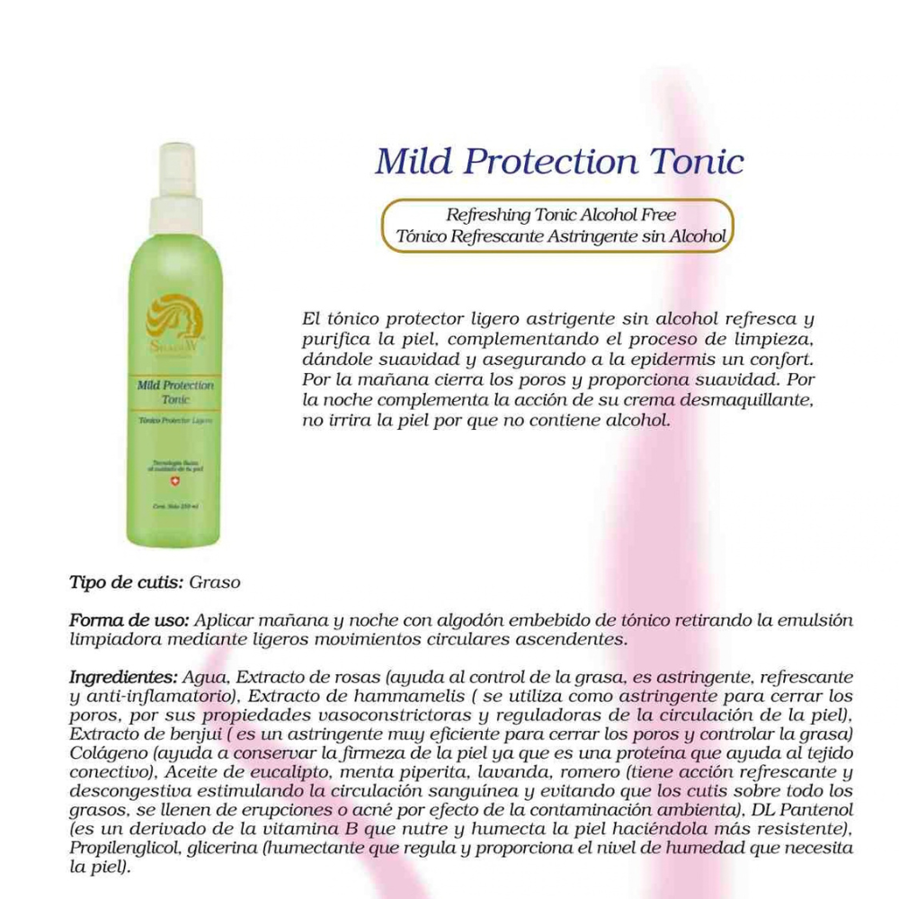 Tónico Facial Calmante Mild Protection Tonic 200 ml – Shadow