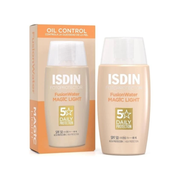 Protector Solar Facial Fluido con Color Fusion Water Color Light SPF50 50 ml - Isdin