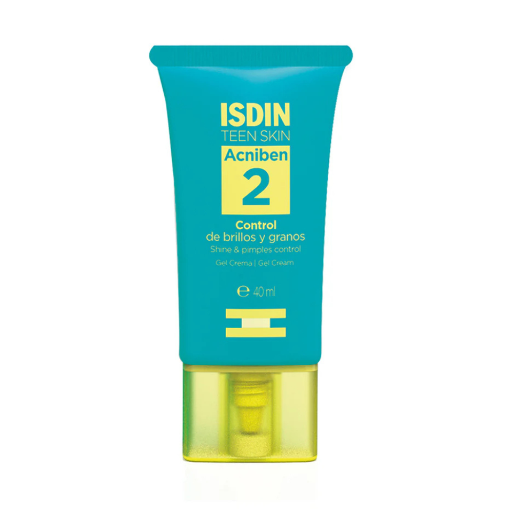 Gel Crema Facial Control de brillos y granos Acniben 40 ml - Isdin