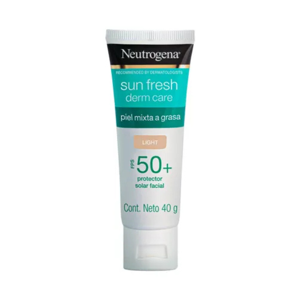 Protector Solar Sun Fresh Derm Care con color claro FPS 50 40 g - Neutrogena