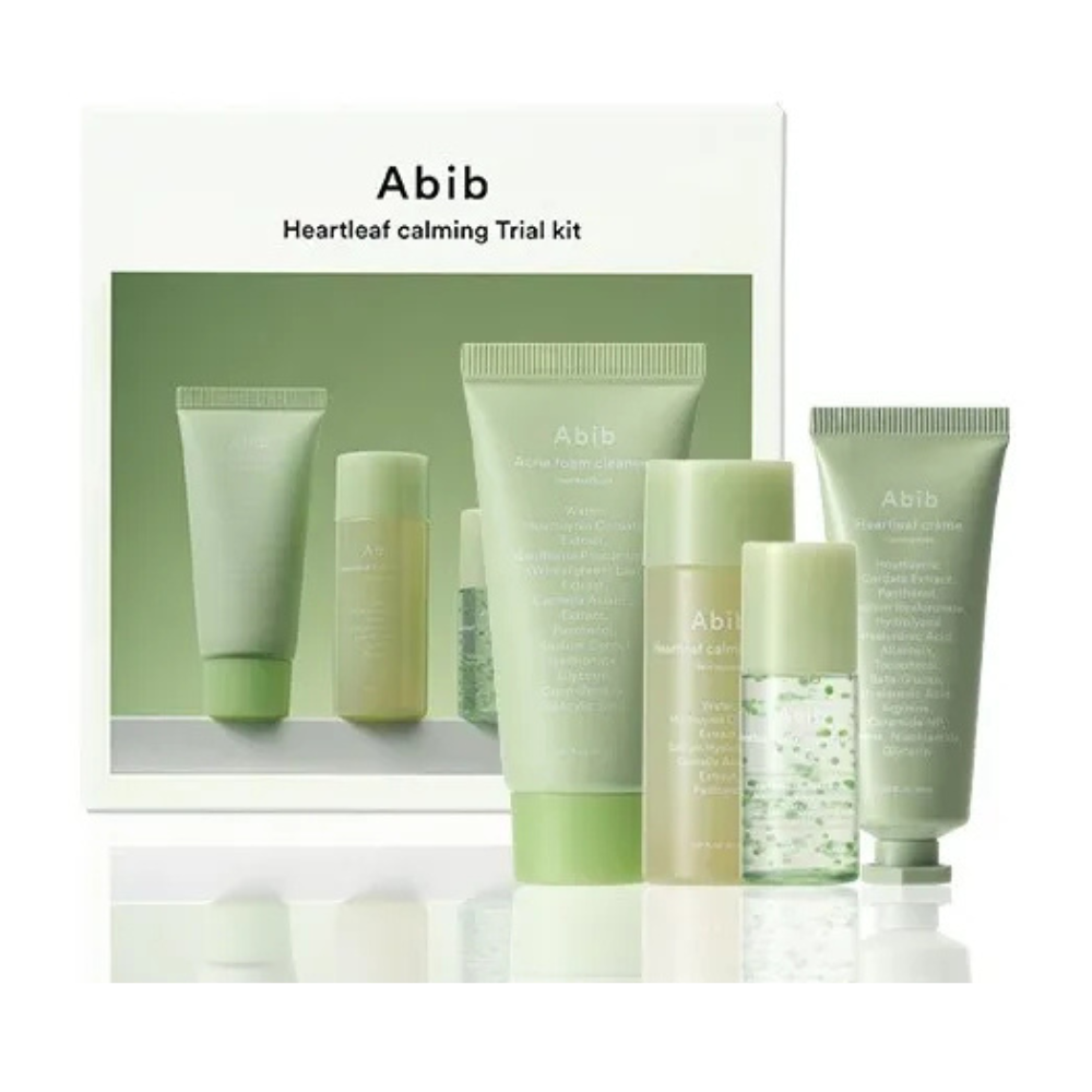 Kit de Viaje Heartleaf Calming Trial Kit 4 piezas - Abib