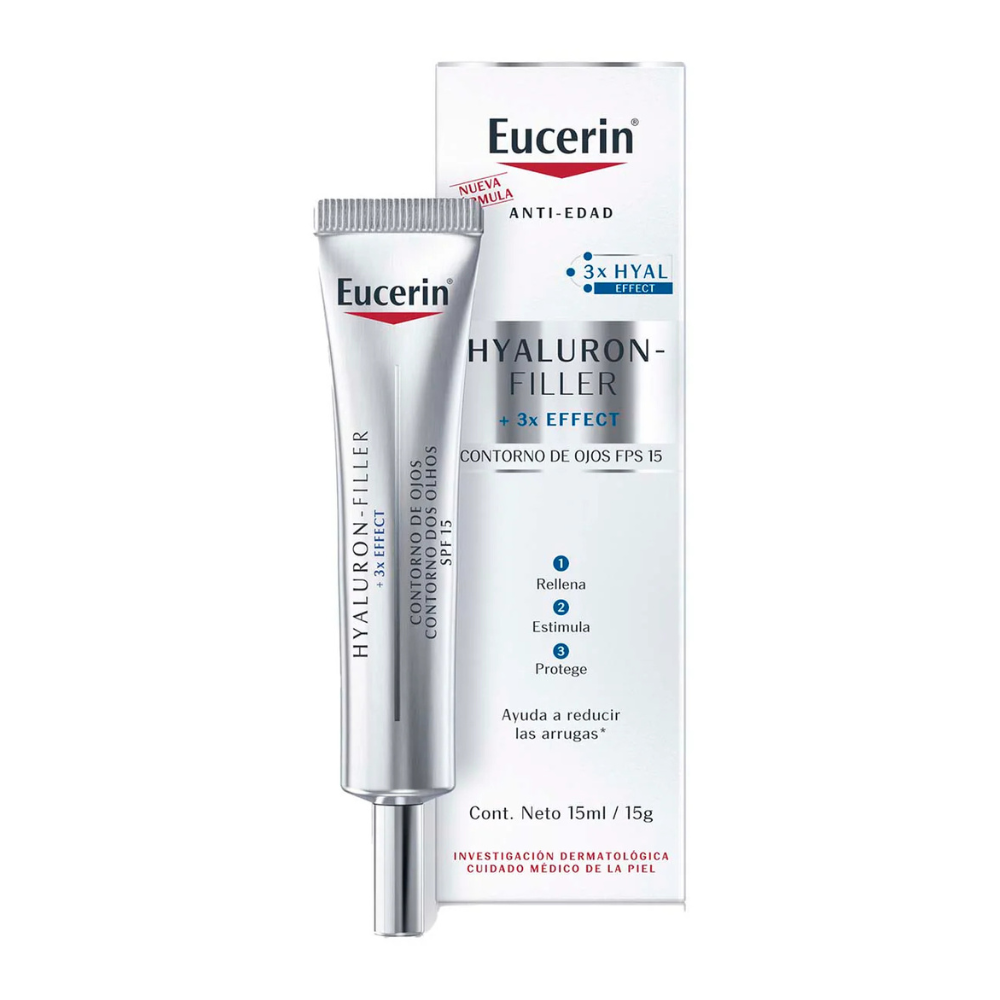 Contorno de Ojos Anti-Arrugas Hyaluron-Filler SPF 15 15 ml - Eucerin