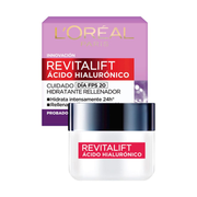 Crema de Día Revitalift Ácido Hialurónico FPS 20 50 ml - L'Oréal Paris