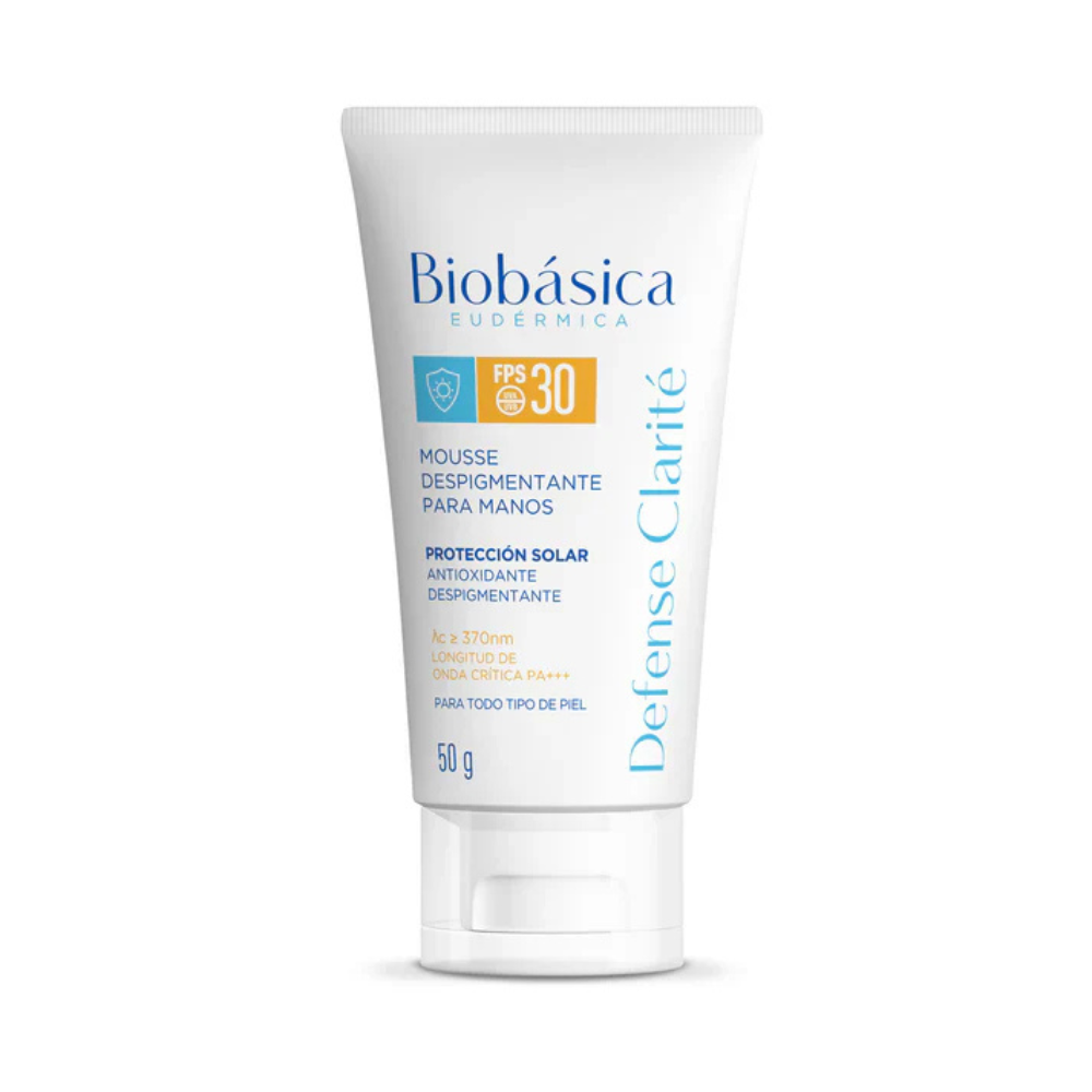 Mousse Despigmentante para Manos Defense Clarite 50 g - Biobasica