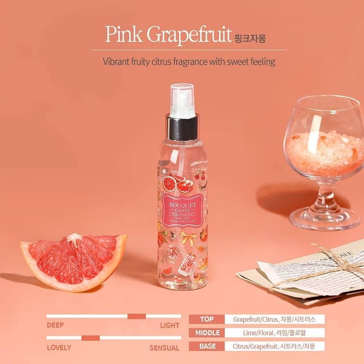 Body Mist Pomelo y Rosas 145 ml - Bouquet Garni
