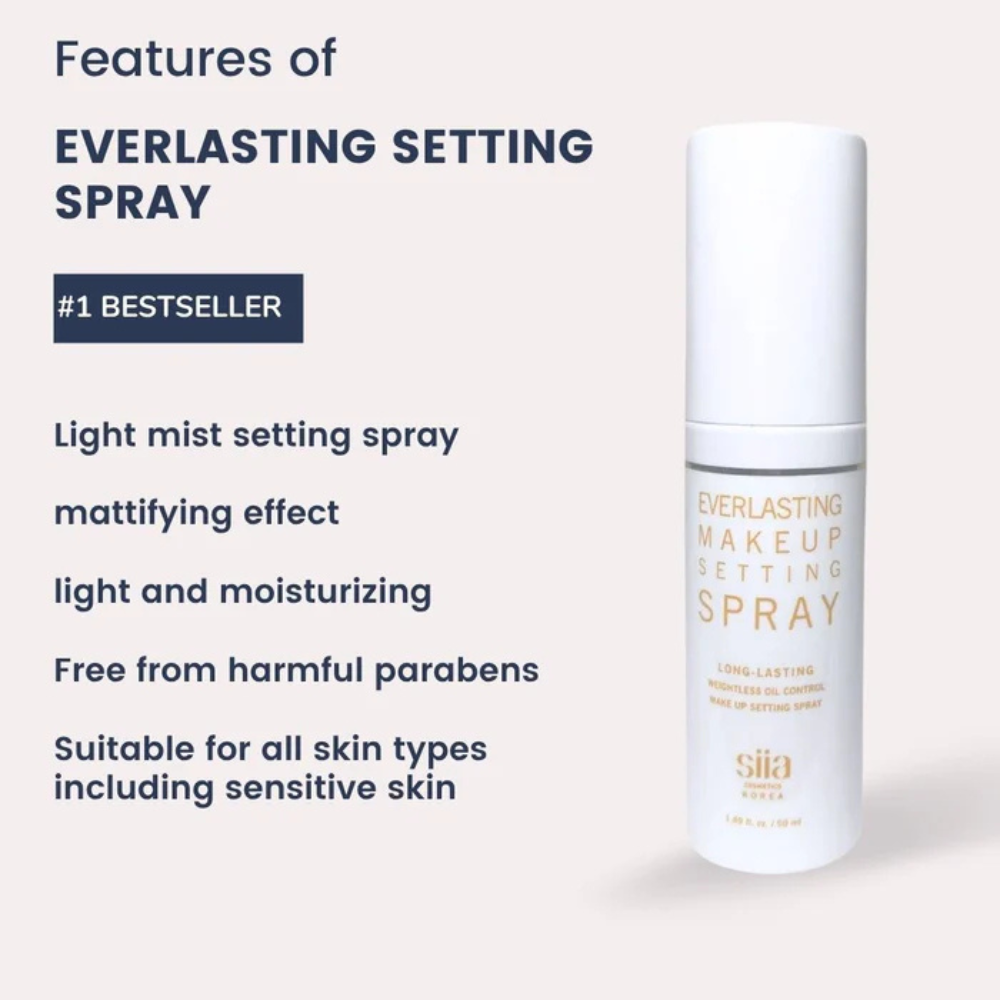 Fijador de Maquillaje Everlasting Makeup Setting Spray Fixer 50ml - SIIA
