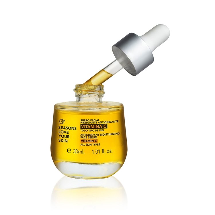 Suero Facial Hidratante Antioxidante con Vitamina C 30ml - Seasons