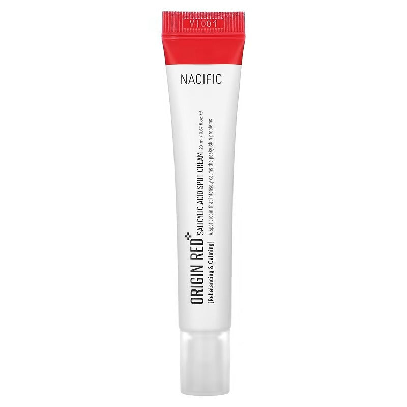 Crema de Ácido Salicílico Rojo Para Puntos Negros 20 ml - NACIFIC