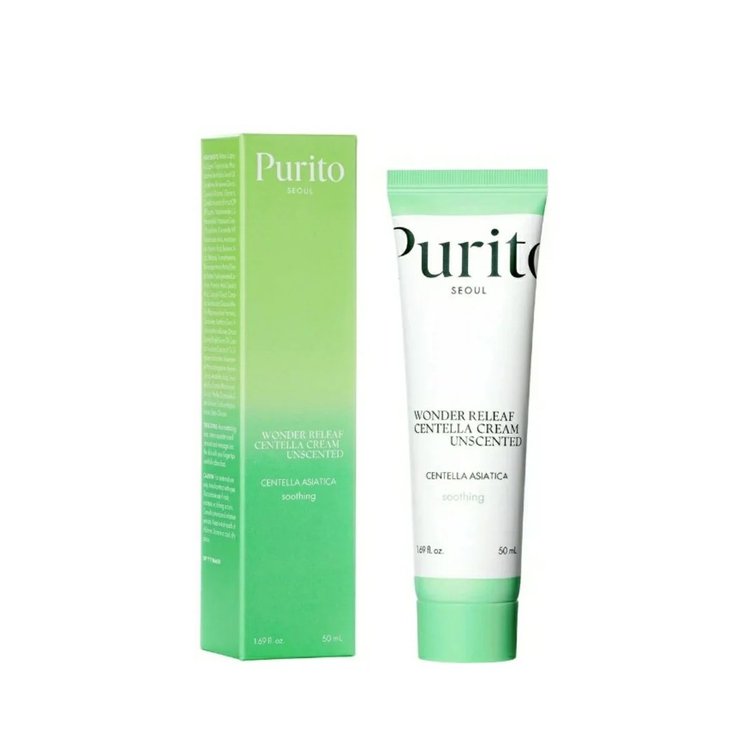 Crema Wonder Releaf Centella sin Fragancia 50 ml - PURITO