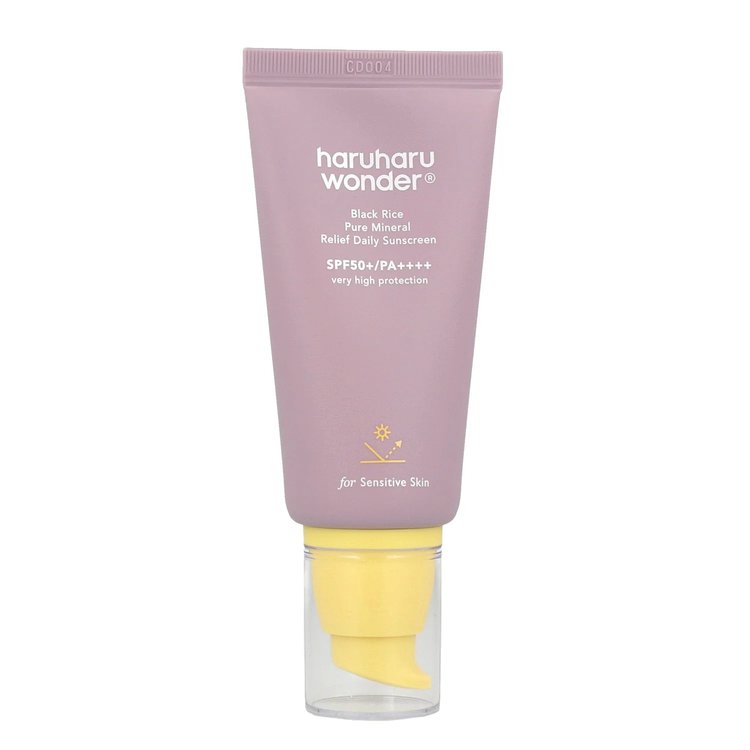 Bloqueador Solar Diario Mineral Puro de Arroz Negro SPF50 PA - Haruharu