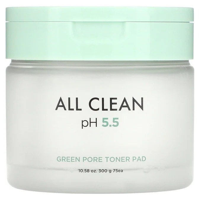 Almohadillas All Clean Green Pore Toner Pad - Heimish