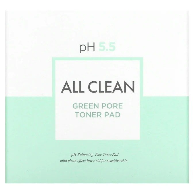 Almohadillas All Clean Green Pore Toner Pad - Heimish