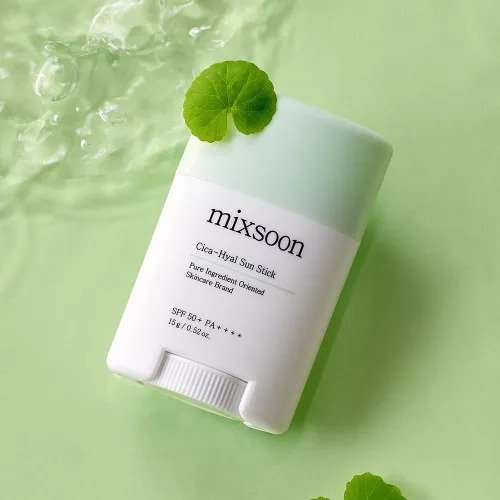 Bloqueador Solar en Barra con Centella y Ácido Hialurónico 15 g - Mixsoon