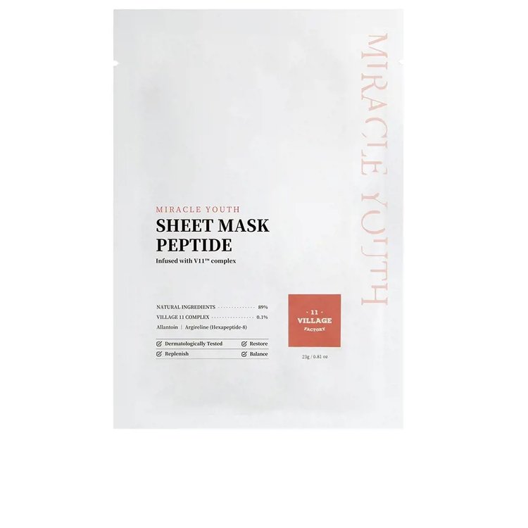 Mascarilla Facial Factory Miracle Youth Sheet Mask Peptide 23 g - 11 Village