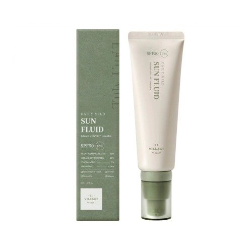 Bloqueador Solar Factory Daily Mild Sun 50 ml - 11 Village
