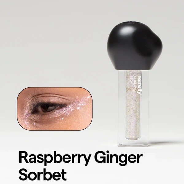 Sombra de Ojos Líquida Cherry On Top Glitter 10g - Sarelly Sarelly