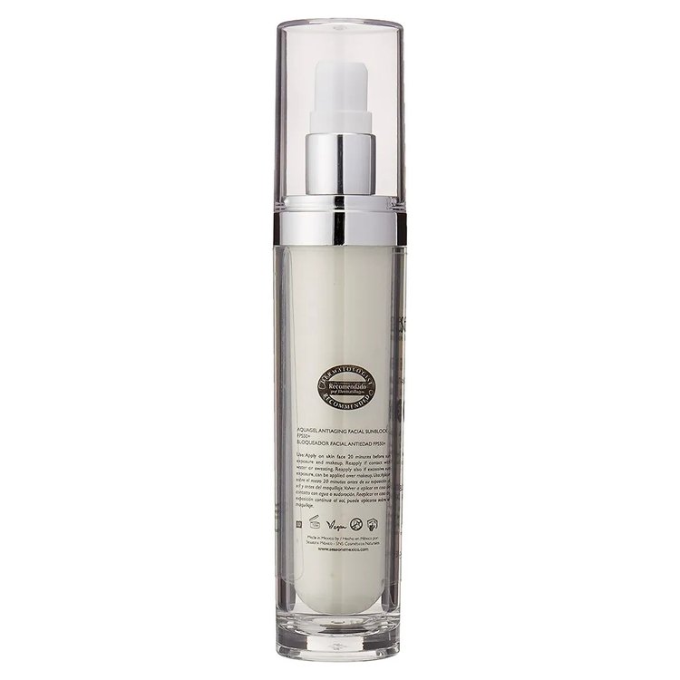 Bloqueador Facial Antiedad Aquagel FPS50 Base Agua Laminaria 65gr - Seasons