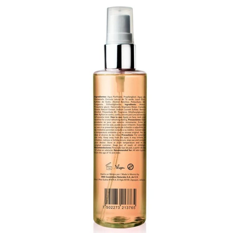 Tónico Agua de Hamamelis y Té Verde 125ml - Seasons