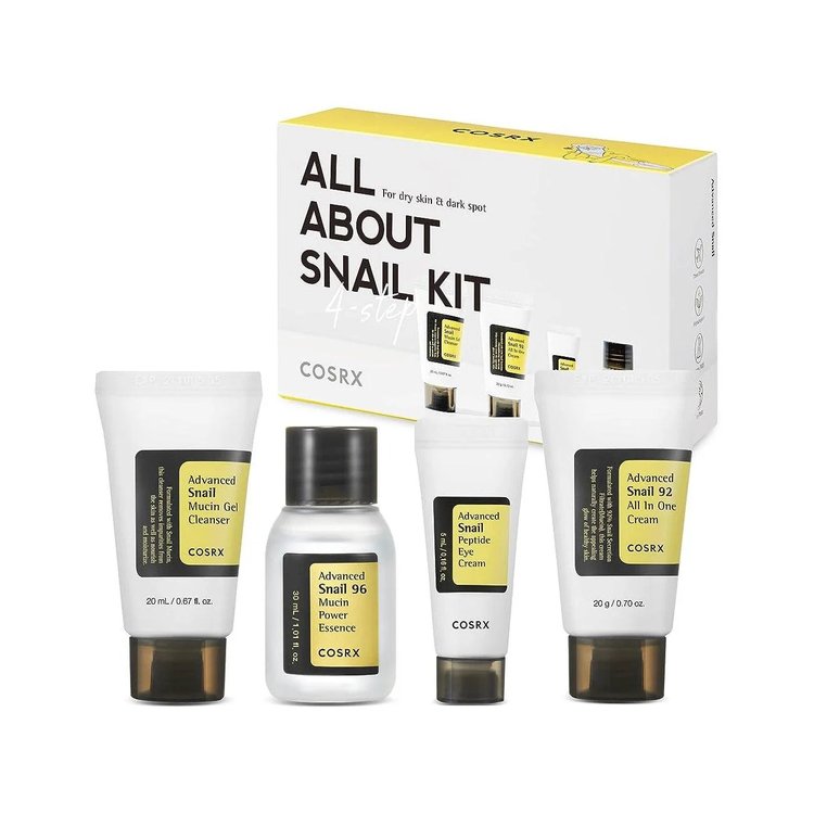 Kit Mucina de Caracol  All About Snail 4 pz - Cosrx