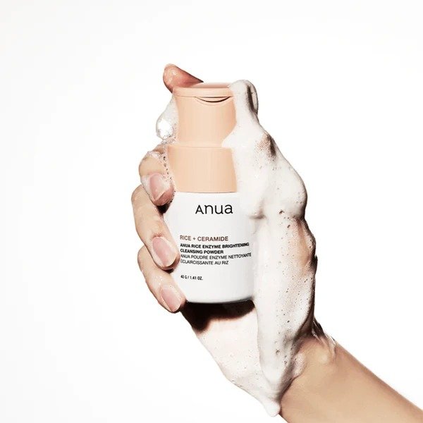 Polvo Limpiador Exfoliante de Arroz para Iluminar 40g - Anua